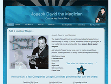 Tablet Screenshot of metro-detroit-magician.com